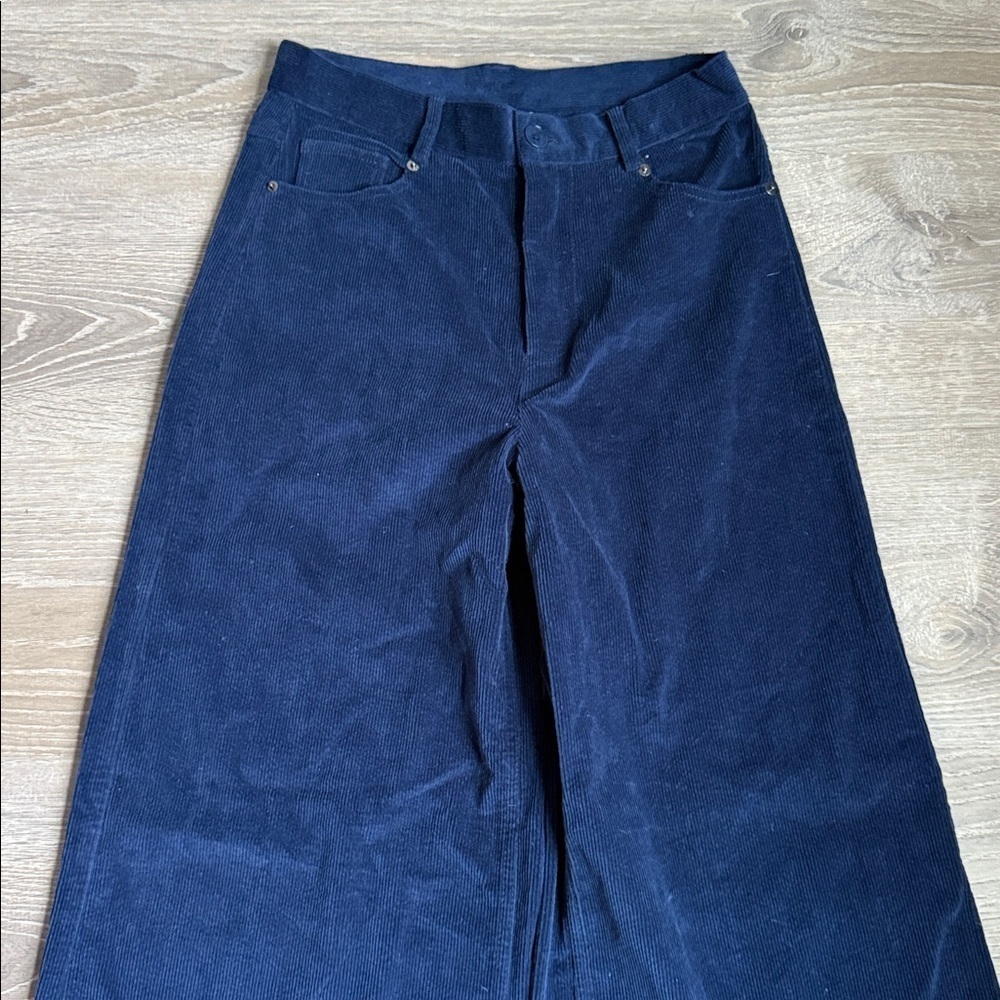 Sea New York Blue Carine Corduroy Wide Leg Jeans 6 - Picture 5 of 13